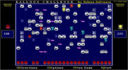 Balloon Challenge for IBM PC/Compatibles - Playing the game; it is the red player's turn.