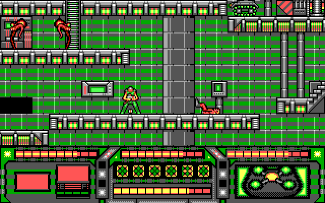 Stryx IBM PC/Compatibles Screenshot: I've been shot!