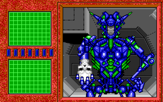 Stryx IBM PC/Compatibles Screenshot: The game over screen.