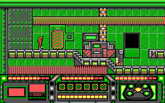 Stryx IBM PC/Compatibles Screenshot: The game begins here.