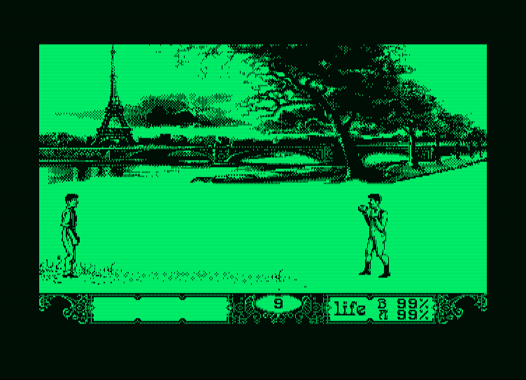Bob Winner Amstrad PCW Screenshot: Game start.