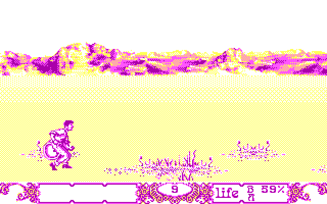 Bob Winner IBM PC/Compatibles Screenshot: Some screens have hidden dangers...be careful!