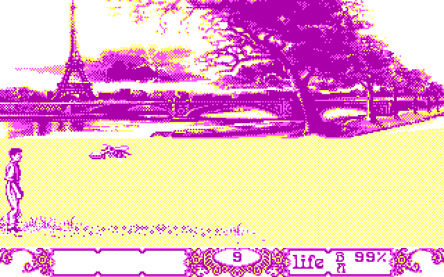 Bob Winner IBM PC/Compatibles Screenshot: Game start.