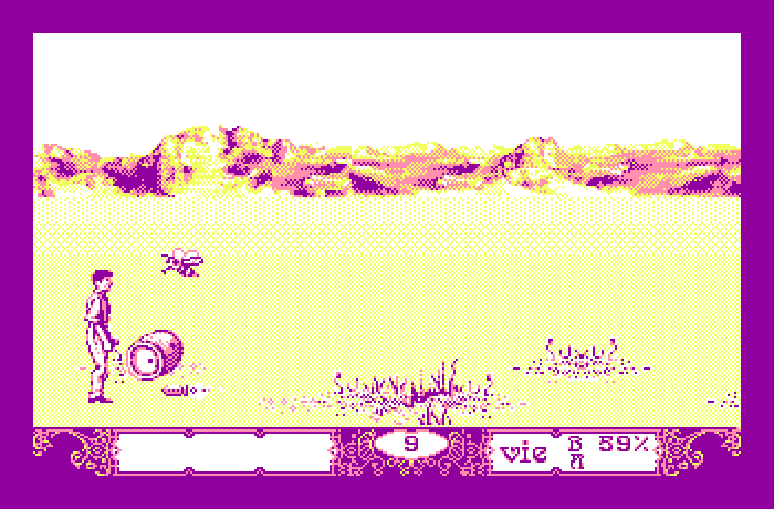 Bob Winner Thomson TO Screenshot: Avoid the wasp and knife, if you can!