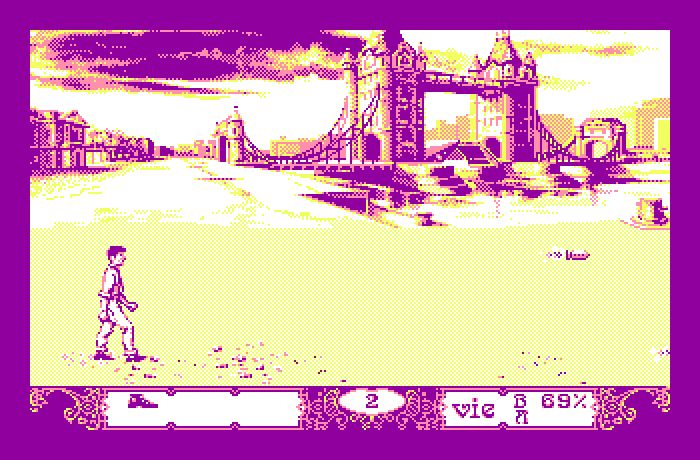 Bob Winner Thomson TO Screenshot: Dodged a knife, now to reach the other side of the screen...