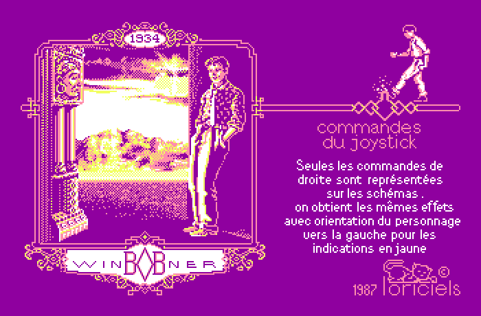Bob Winner Thomson TO Screenshot: The demo shows the game controls.