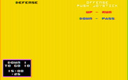 Football for IBM PC/Compatibles - You can also hide your side of the screen so an opponent can't see it during 2 player games.