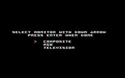 Football for IBM PC/Compatibles - If you don't have a PCjr you first need to select a monitor type.