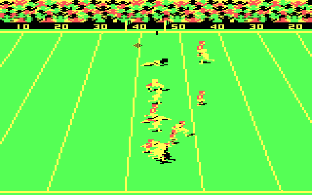 Football IBM PC/Compatibles Screenshot: Tackled!