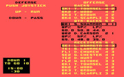 Football for IBM PC/Compatibles - Which players will be involved in the next play?