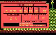 Football for IBM PC/Compatibles - The scoreboard.