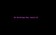 Set the Hostages Free for IBM PC/Compatibles - Title screen