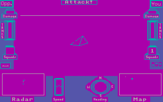 Gemini-2 IBM PC/Compatibles Screenshot: I'm hit!