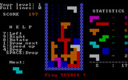 Tetris for IBM PC/Compatibles - You need to complete full lines, unlike here...