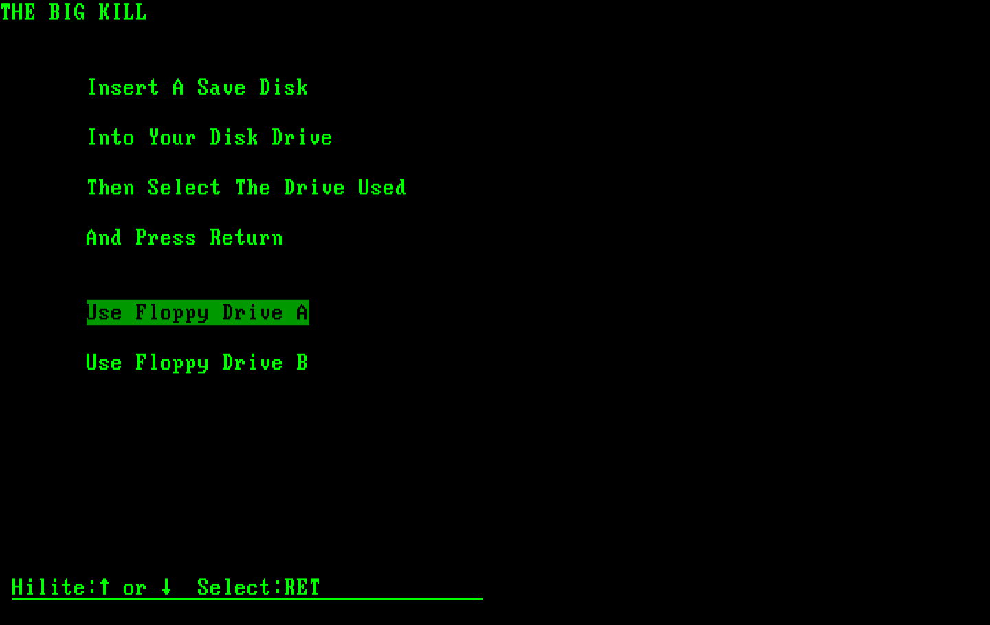 Make Your Own Murder Party IBM PC/Compatibles Screenshot: Time to setup some party information!