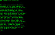 Make Your Own Murder Party for IBM PC/Compatibles - Invitation continued.