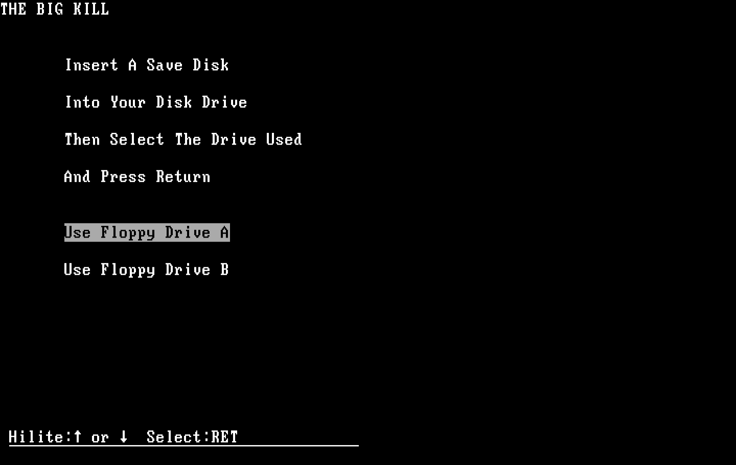Make Your Own Murder Party IBM PC/Compatibles Screenshot: Time to setup some party information!