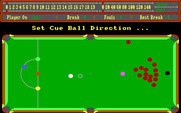Alex Higgins' World Snooker for IBM PC/Compatibles - You can also play without numbers shown on the balls.