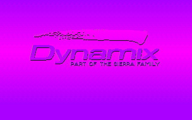 Nova 9: The Return of Gir Draxon Amiga Screenshot: Dynamix logo.