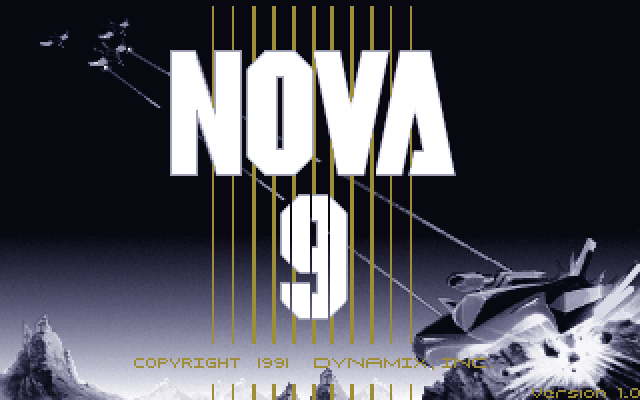 Nova 9: The Return of Gir Draxon IBM PC/Compatibles Screenshot: Title screen