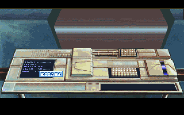 Nova 9: The Return of Gir Draxon IBM PC/Compatibles Screenshot: One of the game menus.