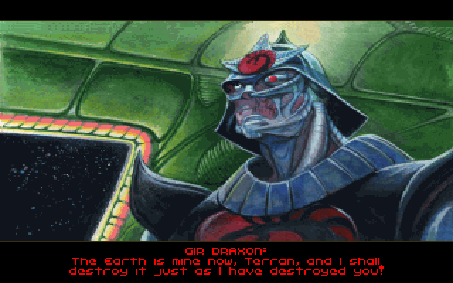 Nova 9: The Return of Gir Draxon IBM PC/Compatibles Screenshot: Game over.