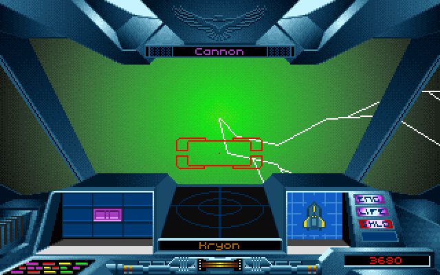 Nova 9: The Return of Gir Draxon IBM PC/Compatibles Screenshot: Warping to the next level.