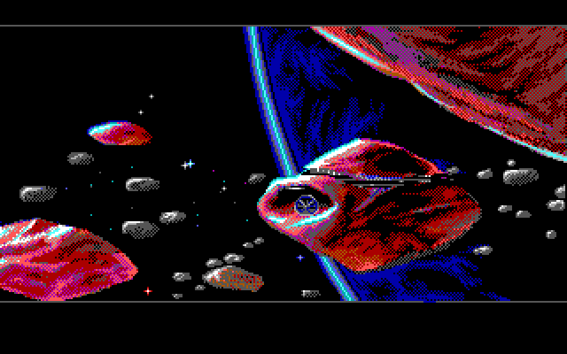 Nova 9: The Return of Gir Draxon IBM PC/Compatibles Screenshot: Meanwhile, in a secret base...