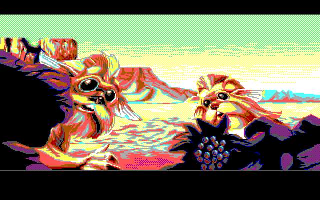 Nova 9: The Return of Gir Draxon IBM PC/Compatibles Screenshot: The locals are worried...