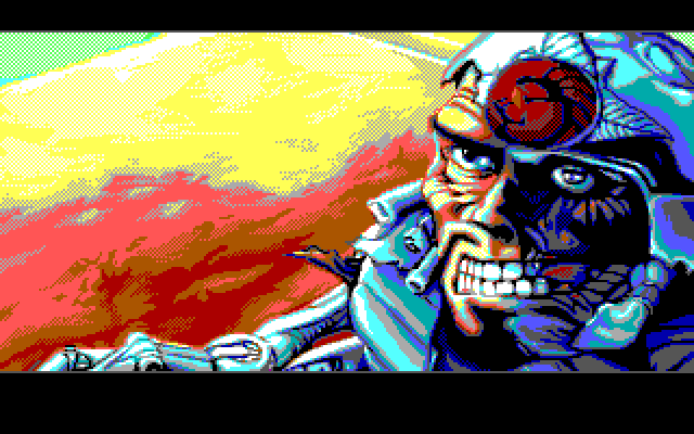 Nova 9: The Return of Gir Draxon IBM PC/Compatibles Screenshot: Gir Draxon closeup...