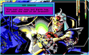 Nova 9: The Return of Gir Draxon for IBM PC/Compatibles - Introduction screen.