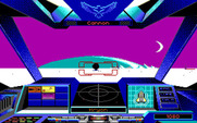 Nova 9: The Return of Gir Draxon for IBM PC/Compatibles - Targeting an enemy cannon.