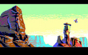 Nova 9: The Return of Gir Draxon for IBM PC/Compatibles - Heading in for a crash landing.