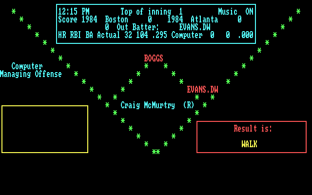 Pro Manager IBM PC/Compatibles Screenshot: The result is a walk...