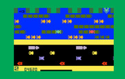 Frogger for Intellivision - Earn bonus points for helping the girl frog or catching the fly.