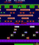 Frogger for Arcade - Game over.