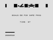 Frogger for ZX81 / Timex Sinclair 1000 - Bonus points for a frog making it home.
