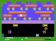 Frogger for ColecoVision - Game start.