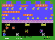 Frogger for ColecoVision - Game over.