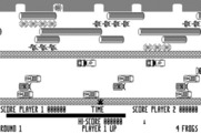 Frogger for Macintosh - Game start.