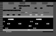 Frogger for Atari 2600 - Game start.