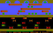 Frogger for IBM PC/Compatibles - Oops, I landed in the water...