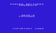 Frogger for Commodore VIC-20 - Title screen.