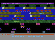 Frogger for Atari 8-bit - Starting screen.