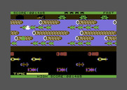 Frogger for Commodore 64 - Almost to my destination...