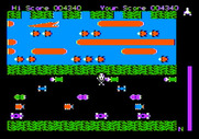 Frogger for Apple II - Run over by a car...