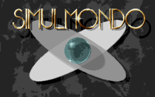1000 Miglia IBM PC/Compatibles Screenshot: Simulmondo logo.