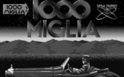 1000 Miglia for IBM PC/Compatibles - The title screen starts black & white then fades to color.