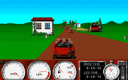 1000 Miglia for IBM PC/Compatibles - Wide open stretch of road...