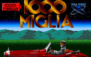 1000 Miglia for IBM PC/Compatibles - Title screen.